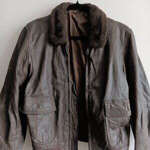 Vintage G1 Aviator Real Leather Bomber Jacket